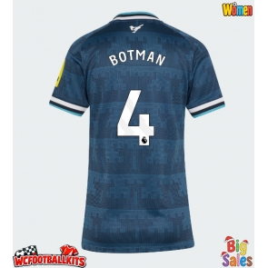 Newcastle United Sven Botman #4 Replica Away Stadium Shirt for Women 2026-27 Short Sleeve